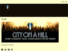 Tablet Screenshot of cityonahill.com